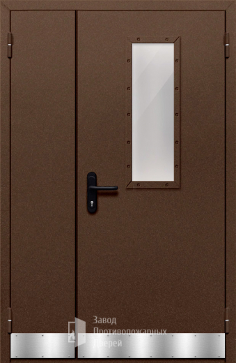 Фото двери «Полуторная с отбойником №37» в Бронницам