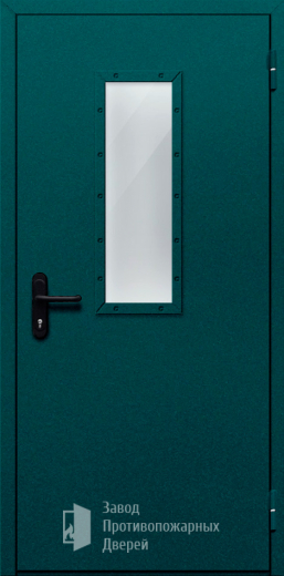 Фото двери «Однопольная со стеклом №56» в Бронницам