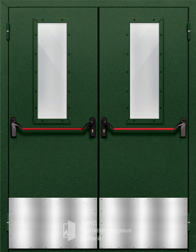 Фото двери «Двупольная с отбойником №40» в Бронницам