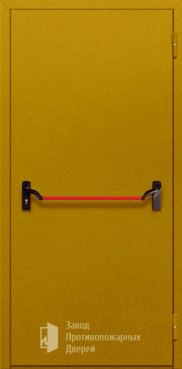 Фото двери «Однопольная глухая с антипаникой №45» в Бронницам