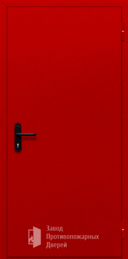 Фото двери «Однопольная глухая (красная)» в Бронницам