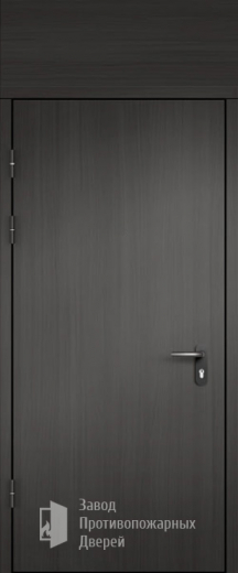 Фото двери «МДФ однопольная с фрамугой №27» в Бронницам