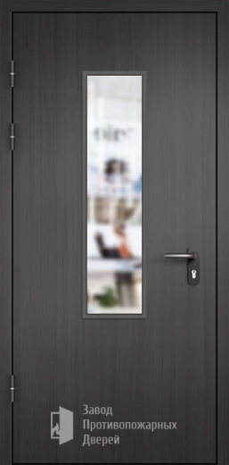 Фото двери «МДФ однопольная со стеклом №9» в Бронницам
