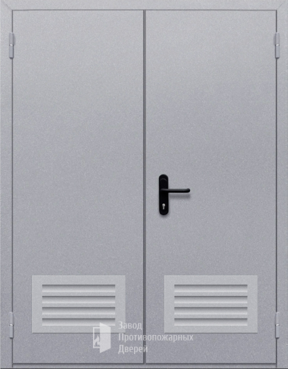 Фото двери «Двупольная с решеткой» в Бронницам