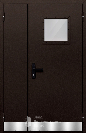 Фото двери «Полуторная с отбойником №42» в Бронницам