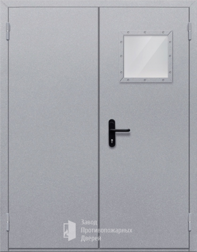 Фото двери «Двупольная со стеклопакетом» в Бронницам