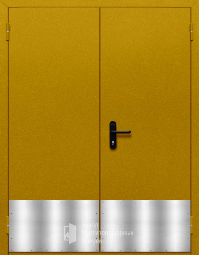 Фото двери «Двупольная с отбойником №30» в Бронницам