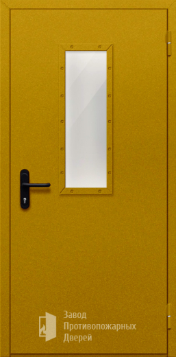 Фото двери «Однопольная со стеклом №55» в Бронницам