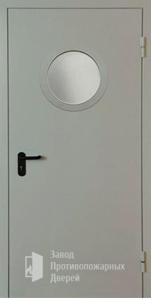 Фото двери «Однопольная с круглым стеклом EI-30» в Бронницам