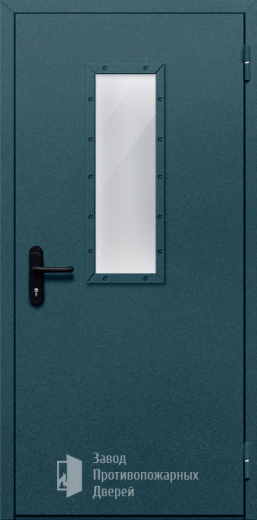 Фото двери «Однопольная со стеклом №57» в Бронницам