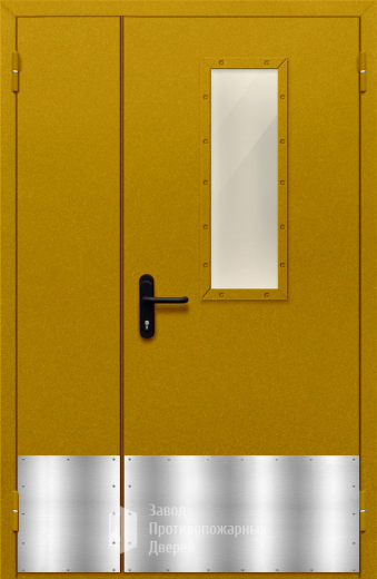 Фото двери «Полуторная с отбойником №28» в Бронницам