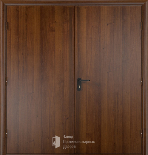 Фото двери «Двупольная МДФ глухая EI-30» в Бронницам