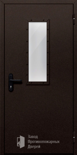Фото двери «Однопольная со стеклом №510» в Бронницам