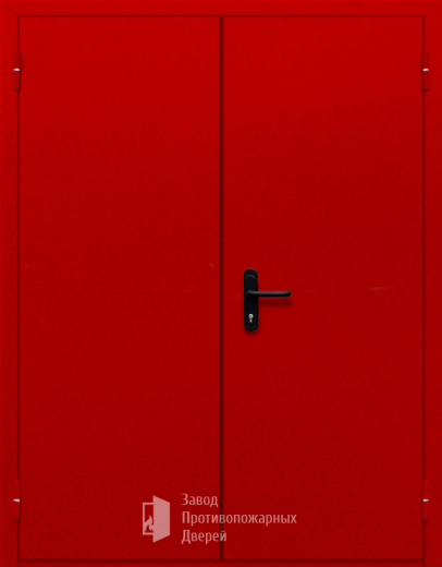 Фото двери «Двупольная глухая (красная)» в Бронницам
