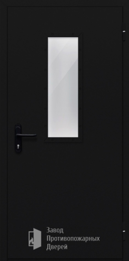 Фото двери «Однопольная со стеклом №54» в Бронницам