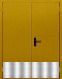 Фото двери «Двупольная с отбойником №30» в Бронницам