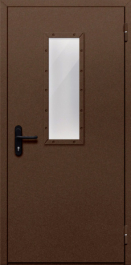 Фото двери «Однопольная со стеклом №58» в Бронницам