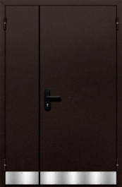 Фото двери «Полуторная с отбойником №43» в Бронницам