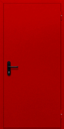Фото двери «Однопольная глухая (красная)» в Бронницам