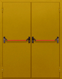 Фото двери «Двупольная глухая с антипаникой №15» в Бронницам