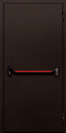 Фото двери «Однопольная глухая с антипаникой №410» в Бронницам