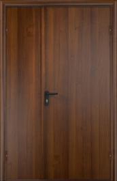 Фото двери «Полуторная МДФ глухая EI-30» в Бронницам