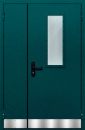 Фото двери «Полуторная с отбойником №31» в Бронницам