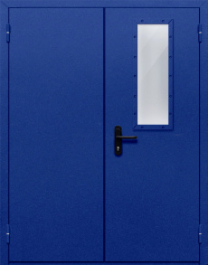 Фото двери «Двупольная с одним стеклом №43» в Бронницам