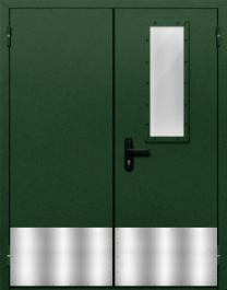 Фото двери «Двупольная с отбойником №41» в Бронницам