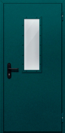 Фото двери «Однопольная со стеклом №56» в Бронницам