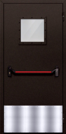 Фото двери «Однопольная с отбойником №43» в Бронницам