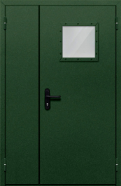 Фото двери «Полуторная со стеклом №89» в Бронницам