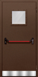 Фото двери «Однопольная с отбойником №37» в Бронницам