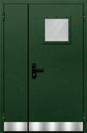 Фото двери «Полуторная с отбойником №38» в Бронницам