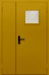 Фото двери «Полуторная со стеклом №85» в Бронницам