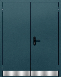 Фото двери «Двупольная с отбойником №35» в Бронницам