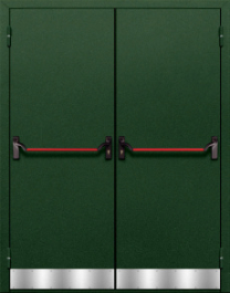 Фото двери «Двупольная с отбойником №43» в Бронницам