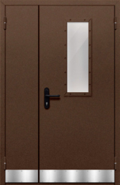 Фото двери «Полуторная с отбойником №37» в Бронницам