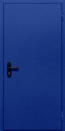 Фото двери «Однопольная глухая (синяя)» в Бронницам